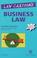 Cover of: Business Law (Law Cartoons)