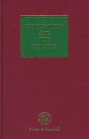 Cover of: Education Law and the Courts by Richard McManus