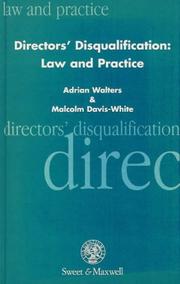 Cover of: Directors' disqualification: law and practice