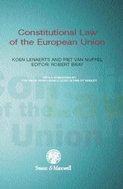 Cover of: Constitutional Law of the European Union