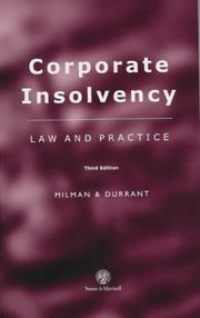 Cover of: Corporate insolvency: law and practice