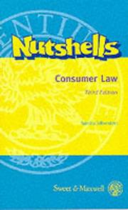 Cover of: Consumer Law (Nutshells S.)