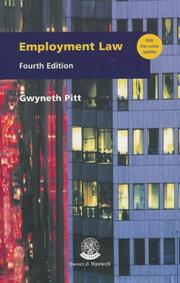 Cover of: Employment Law by Gwyneth Pitt