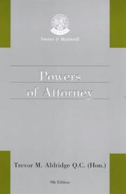 Cover of: Powers of attorney