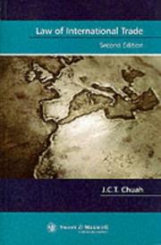 Cover of: Law of International Trade by Jason Chuah