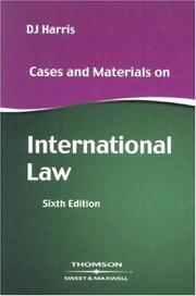 Cases and Materials on International Law by D.J. Harris
