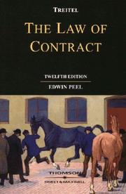 The law of contract by Edwin Peel, G.H. Treitel