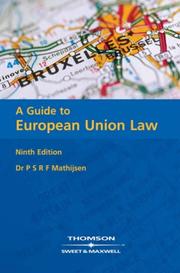 Cover of: A Guide to European Union Law