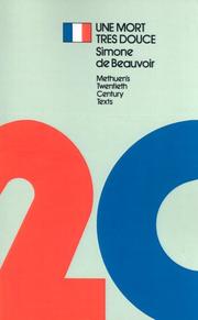 Cover of: Une Mort Tres Douce by Simone de Beauvoir