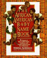 Cover of: The African-American baby name book