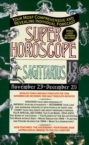 Cover of: Super Horoscopes 1999 by Astrology World