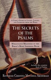 Cover of: Secret of Psalms