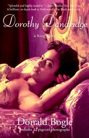 Cover of: Dorothy Dandridge by Donald Bogle, Donald Bogle