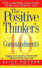 Cover of: The Positive Thinker's 10 Commandments