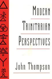 Cover of: Modern trinitarian perspectives