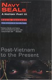 Cover of: Navy Seals: A History Part III - Post-Vietnam to the Present
