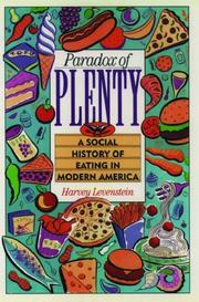 Cover of: Paradox of Plenty by Harvey A. Levenstein