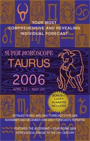 Cover of: Taurus