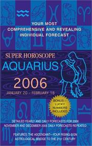 Cover of: Aquarius by Margarete Beim
