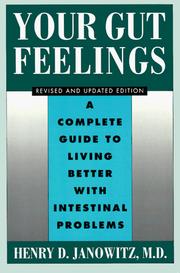 Cover of: Your gut feelings | Henry D. Janowitz