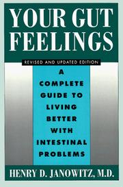 Cover of: Your gut feelings by Henry D. Janowitz