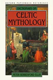 Cover of Dictionary of Celtic mythology