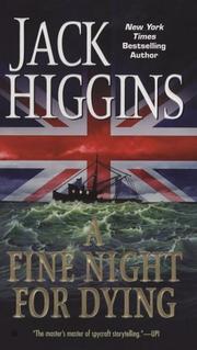 Cover of: A Fine Night For Dying by Jack Higgins