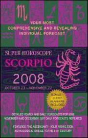 Cover of: Scorpio