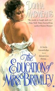 Cover of: The Education of Mrs. Brimley (Berkley Sensation)