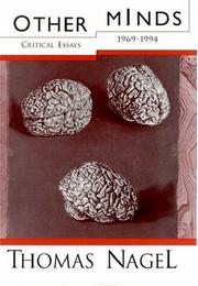 Cover of: Other minds: critical essays, 1969-1994