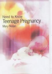 Cover of: Teenage Pregnancy (Need to Know)