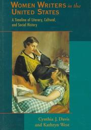 Cover of: Women writers in the United States: a timeline of literary, cultural, and social history