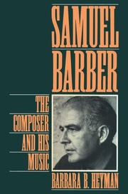 Cover of: Samuel Barber | Barbara B. Heyman