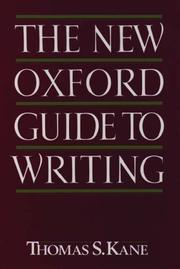 Cover of: The New Oxford Guide to Writing