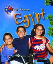 Cover of: Egypt (Young Explorer: We're from)