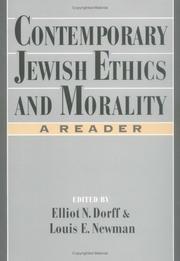 Cover of: Contemporary Jewish Ethics and Morality: A Reader