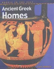 Cover of: Ancient Greek Homes (People in the Past) by Haydn Middleton