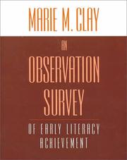 An observation survey of early literacy achievement by Marie M. Clay