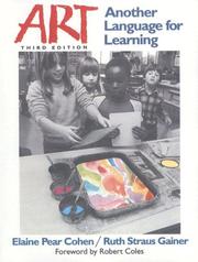 Cover of: Art, another language for learning by Elaine Pear Cohen