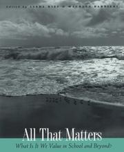 Cover of: All That Matters | Maureen Barbieri