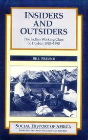 Insiders and Outsiders by Bill Freund