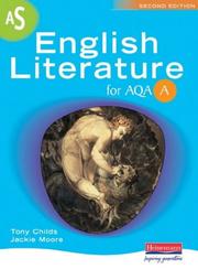 Cover of: AS English Literature for AQA A