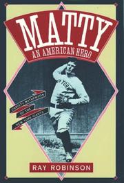 Cover of: Matty: An American Hero: Christy Mathewson of the New York Giants