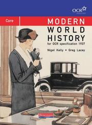 Cover of: Modern World History for OCR