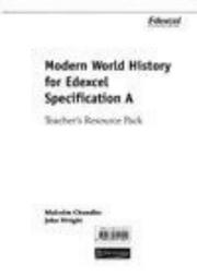 Cover of: Modern World History for EdExcel