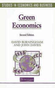 Cover of: Green Economics (Studies in Economics & Business)