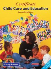 Cover of: Certificate in Child Care and Education