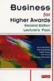 Cover of: Business for Higher Awards
