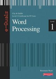 Cover of: E-Quals Level 1 Word Processing for Office 2000 (E-Quals)