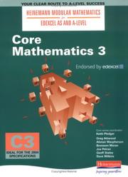 Cover of: Core Mathematics 3 by Keith Pledger